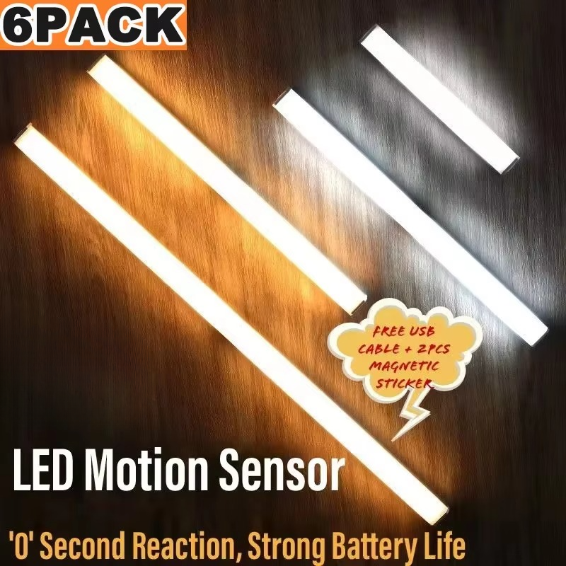 LZINA™ | Smart Sensor LED Night Light - Motion-Activated, Dimmable & Rechargeable