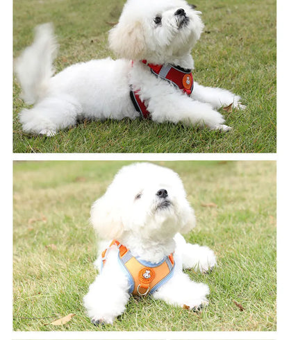 Breathable dog harness adjustable & comfortable Bowlift