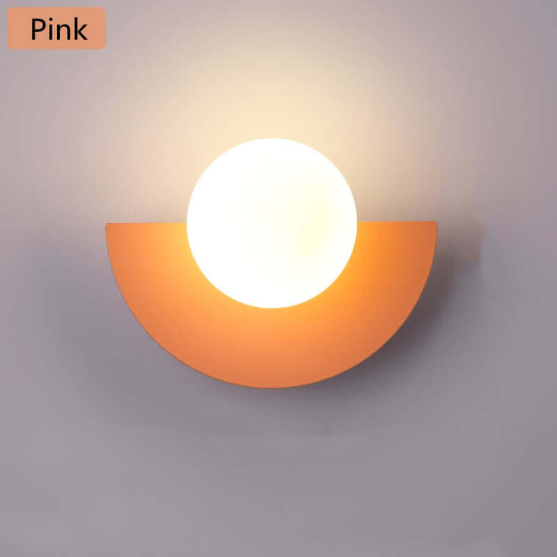 BowLift Half Moon Metal Wall Light – Modern Wall Sconce in 2 Sizes and a Variety of Colors
