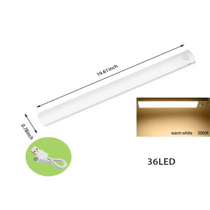 LZINA™ | Smart Sensor LED Night Light - Motion-Activated, Dimmable & Rechargeable
