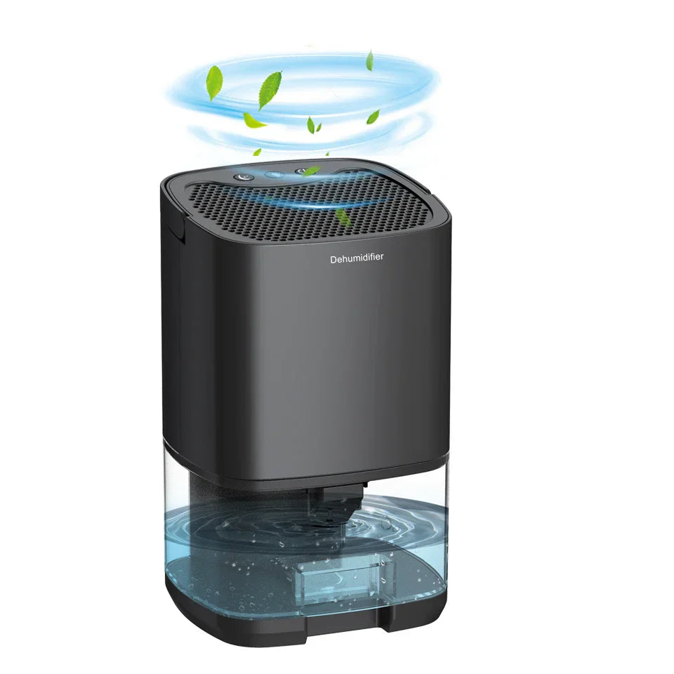 LZINA™ | 1000ml Portable 2-in-1 Dehumidifier with Air Filter & Night Light – Aveline