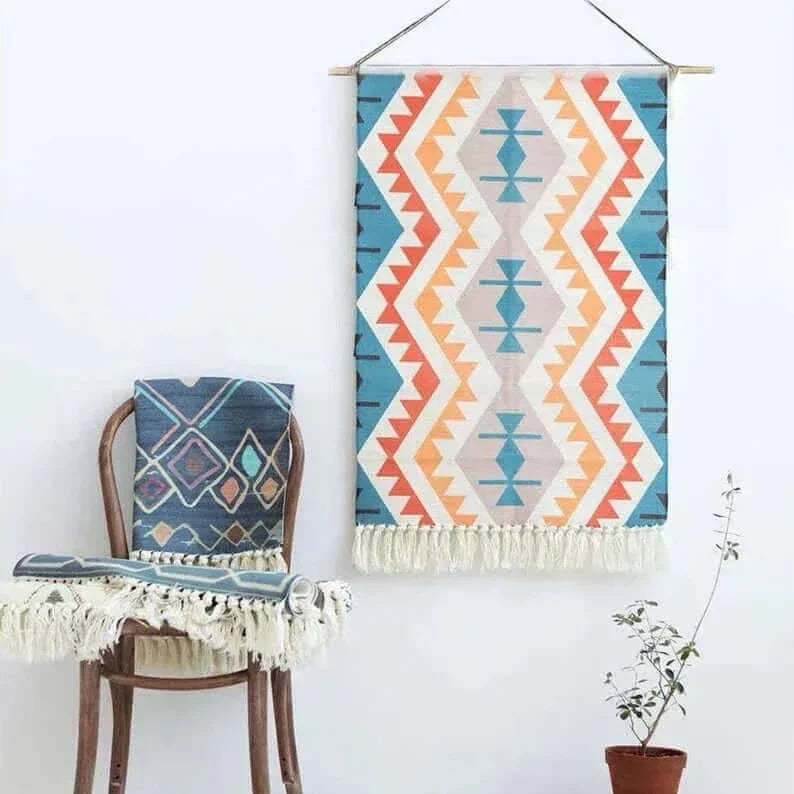 LZINA™ | Macrame Hanging Cotton Rug
