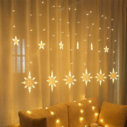 LZINA™ | Solar Moon Star Lamp LED String Lights Decoration