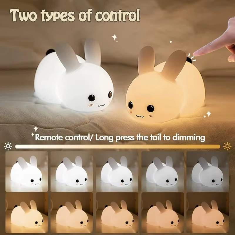 LZINA™ | Enchanting Jade Rabbit LED Night Light