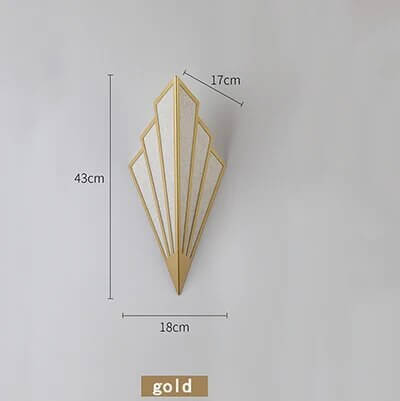 BowLift - Elegant Fan-Shaped Art Deco Wall Light