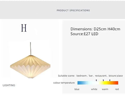 BowLift | Exquisite Origami-Inspired Paper Lantern for Elegant Ambiance