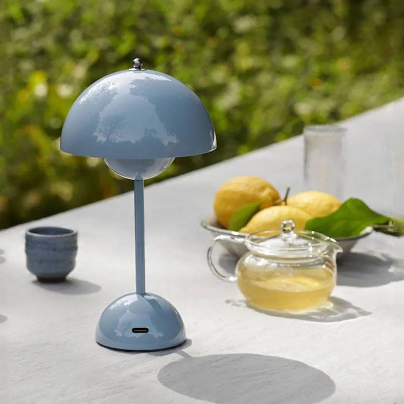 BowLift Adjustable Brightness Flower Pot Lamp - Rechargeable Italian Table Lamp VP3
