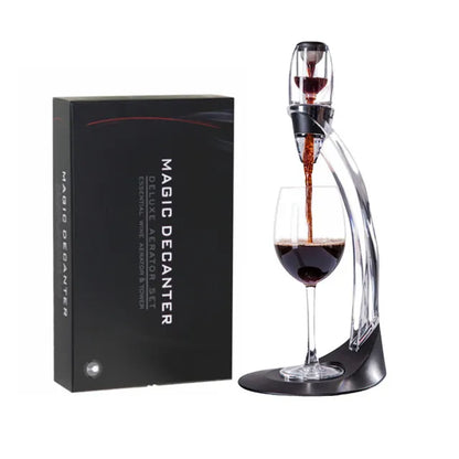 BowLift | Wine aerator, decanter, pourer, set with filters, air purifier, stand diffuser, air aerator, sieve, aerator, wine for the dining room bar
