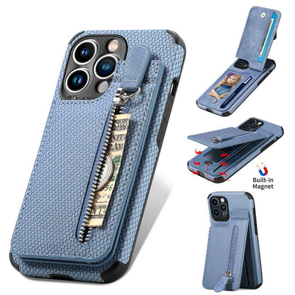 LZINA™ | Zip Zip Elegance Wallet iPhone Case
