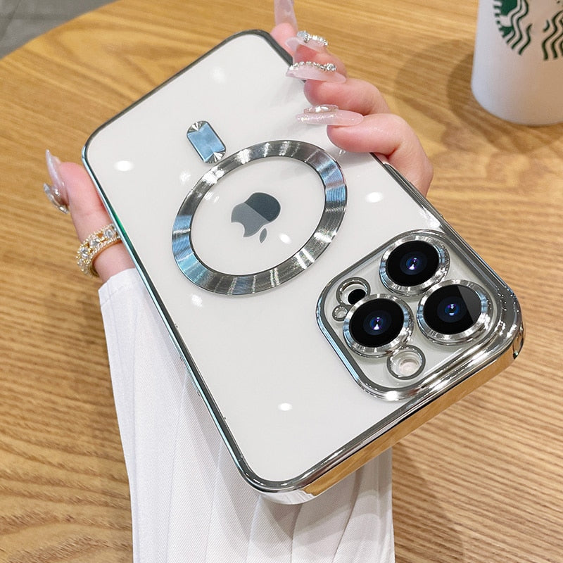 LZINA™ | Sky Clear Transparent Silicone iPhone Case