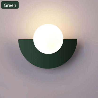 BowLift Half Moon Metal Wall Light – Modern Wall Sconce in 2 Sizes and a Variety of Colors
