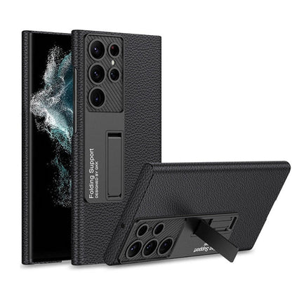 LZINA™ | Luxurious, ultra-thin leather phone case, shockproof, for Samsung Galaxy 23