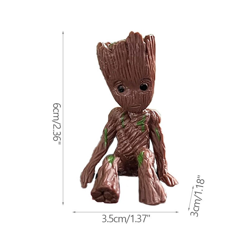 LZINA™ | Cartoon Large Miniature Figure: Playful Office Decoration