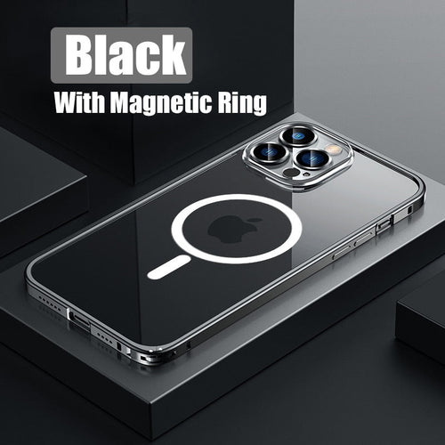 LZINA™ | Metal Bumper Aluminum Magnetic Phone Case
