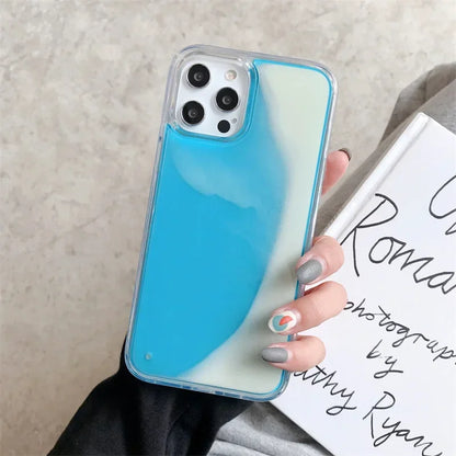 LZINA™ | Luminous Quicksand iPhone Case