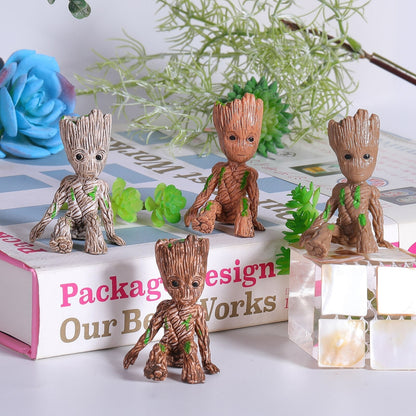 LZINA™ | Cartoon Large Miniature Figure: Playful Office Decoration