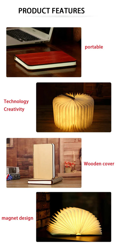LZINA™ | Creative Book LED Night Light