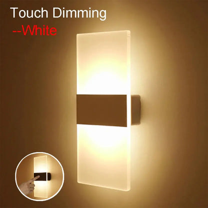 BowLift Éclatante — Premium Touch Panel Wall Light, USB Rechargeable