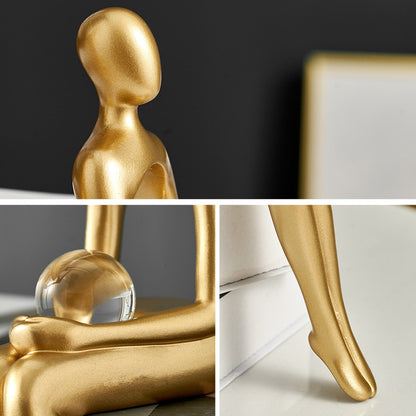 LZINA™ | Modern Figurines Abstract Home Decor Sculpture