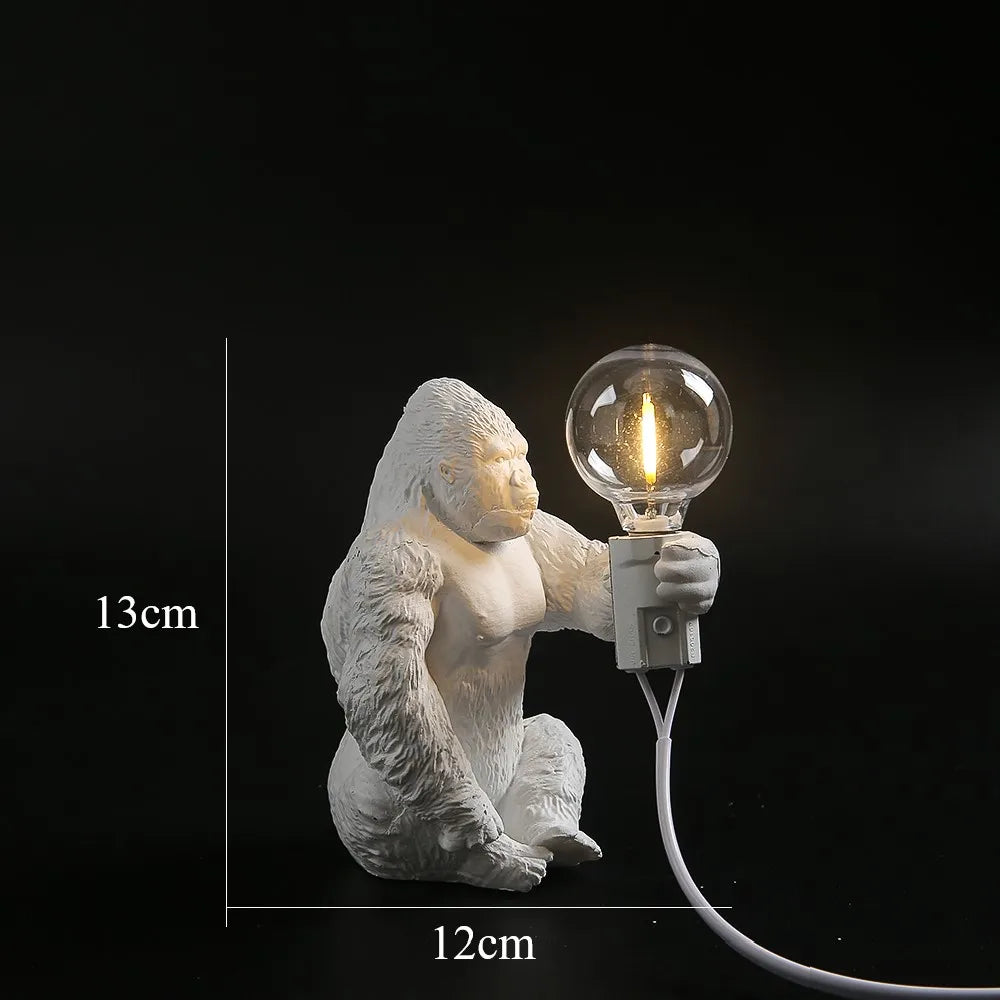 BowLift Angry Gorilla Table Lamp - Bold, Playful Night Light for Your Desk
