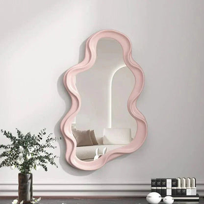 LZINA™ | Spiegelia Decorative Cloud-Shaped Mirror - for Living Room, Bedroom & Bathroom