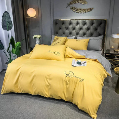 Luxury Duvet Cover with Elegant Embroidery – Soft, Breathable and High Quality | Bowlift