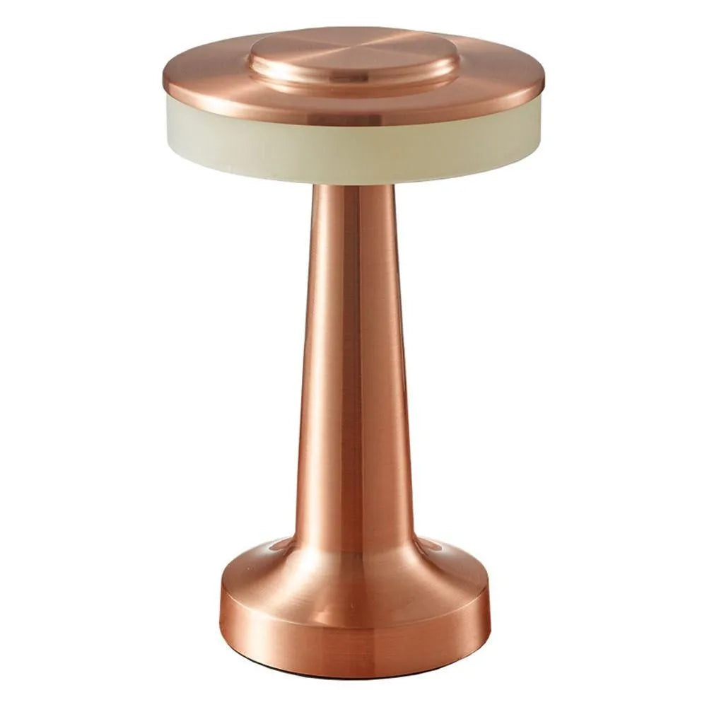 BowLift Retro LED Table Lamp – USB Rechargeable, Infinitely Dimmable Night Light for Bedroom, Bar & Camping, Ambient Lighting