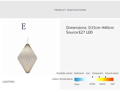 BowLift | Exquisite Origami-Inspired Paper Lantern for Elegant Ambiance