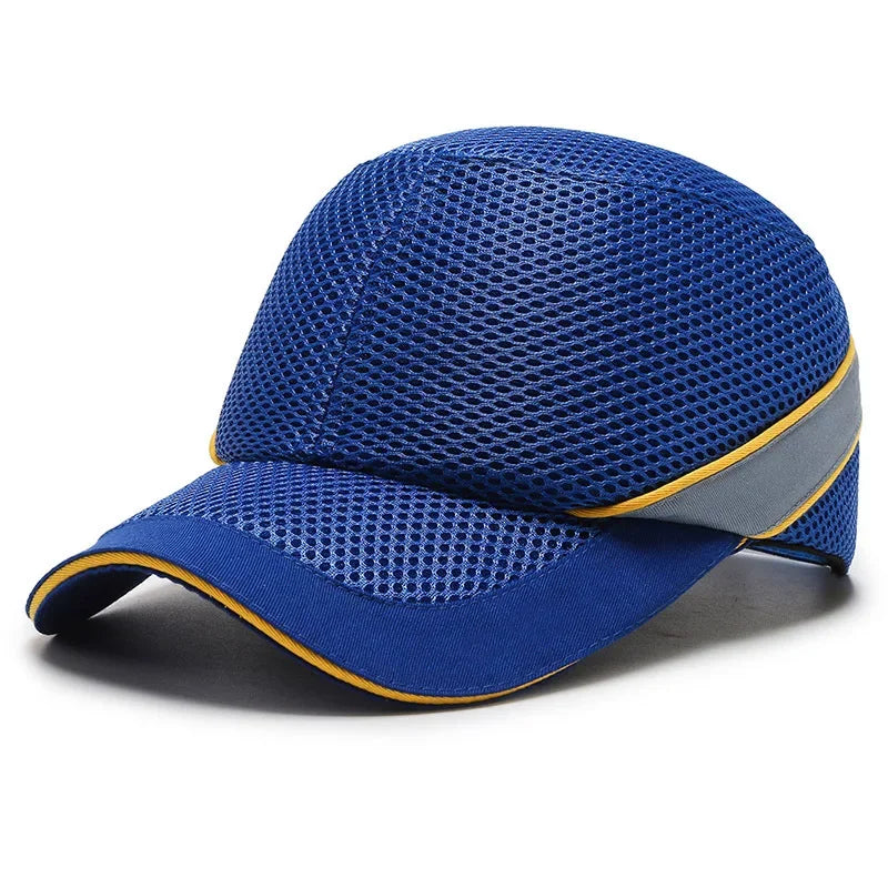 LZINA™ | Red Safety Bump Cap - Helmet with hard ABS inner core for head protection at home, work, and factory