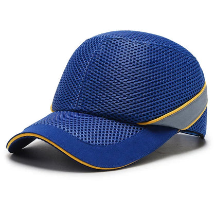 LZINA™ | Red Safety Bump Cap - Helmet with hard ABS inner core for head protection at home, work, and factory