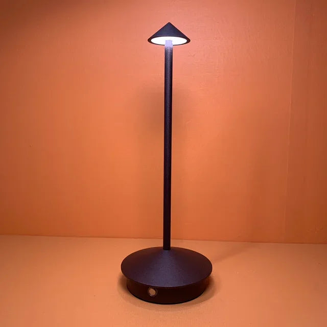 BowLift Rechargeable LED Table Lamp - Touch-Control, Creative Dining Room Lighting for Hotels, Bars & Coffee Areas - Pina Pro Decorative Desk Lamp