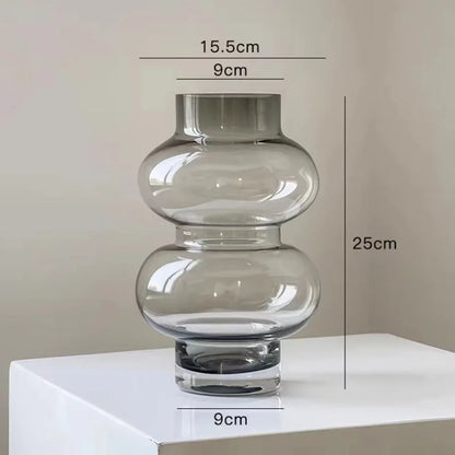 LZINA™ | Chubby 2-stage glass vase
