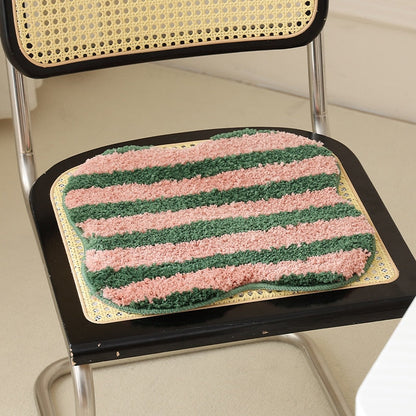 BowLift | Quilted striped chair cushion