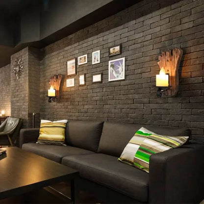 BowLift Retro Lantern Lamp - Industrial Wall Light Fixture