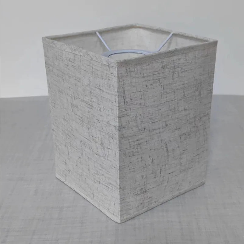 BowLift LinenGlow Linen Lampshade for Table Lamps - Soft Natural Linen Shade