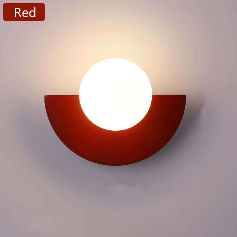 BowLift Half Moon Metal Wall Light – Modern Wall Sconce in 2 Sizes and a Variety of Colors