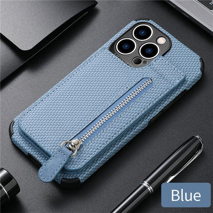 LZINA™ | Zip Zip Elegance Wallet iPhone Case