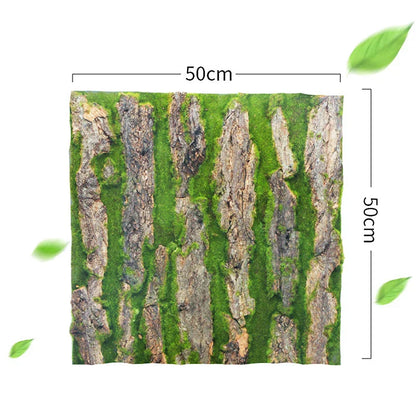 LZINA™ | DIY Wall Decoration Green Plant Bark