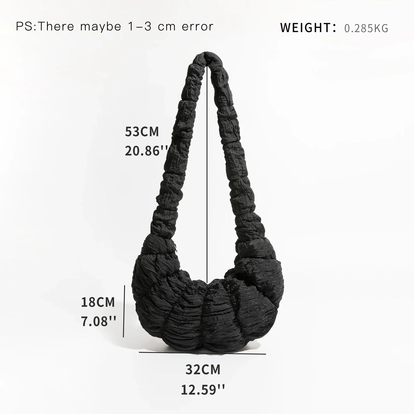 LZINA™ | Puff Croissant Shoulder Bag