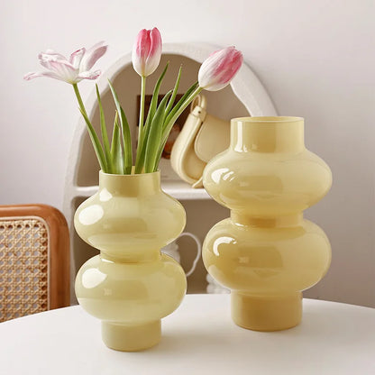 LZINA™ | Chubby 2-stage glass vase