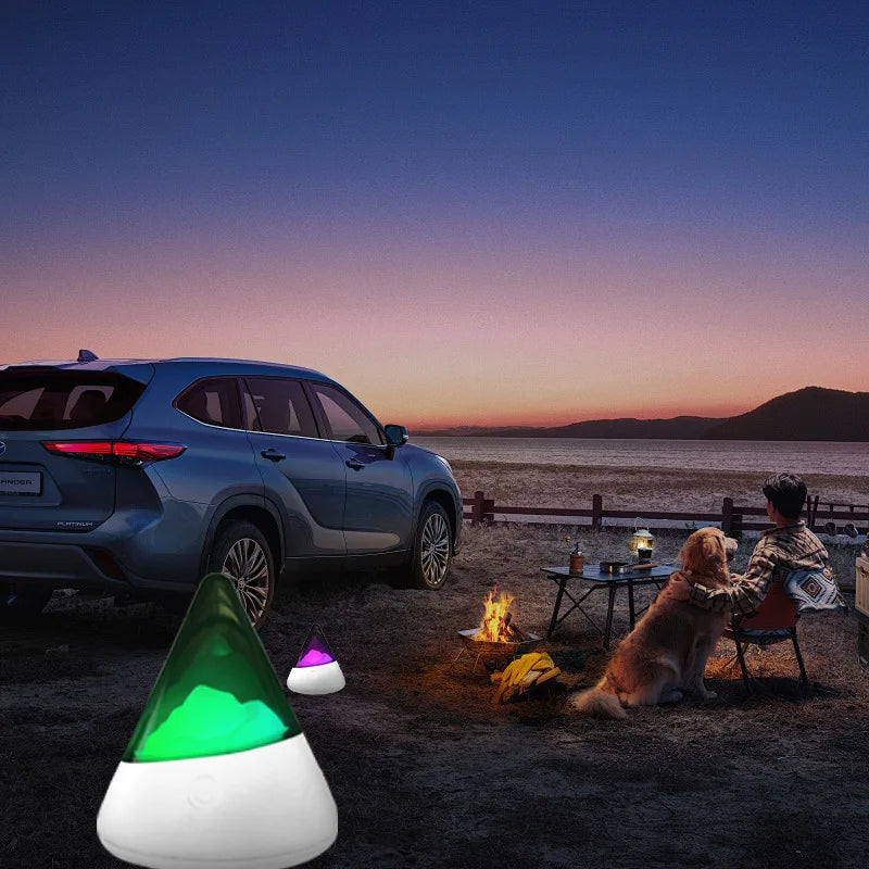 LZINA™ | Wireless LED Iceberg Night Light – Modern Design for Relaxed Lighting