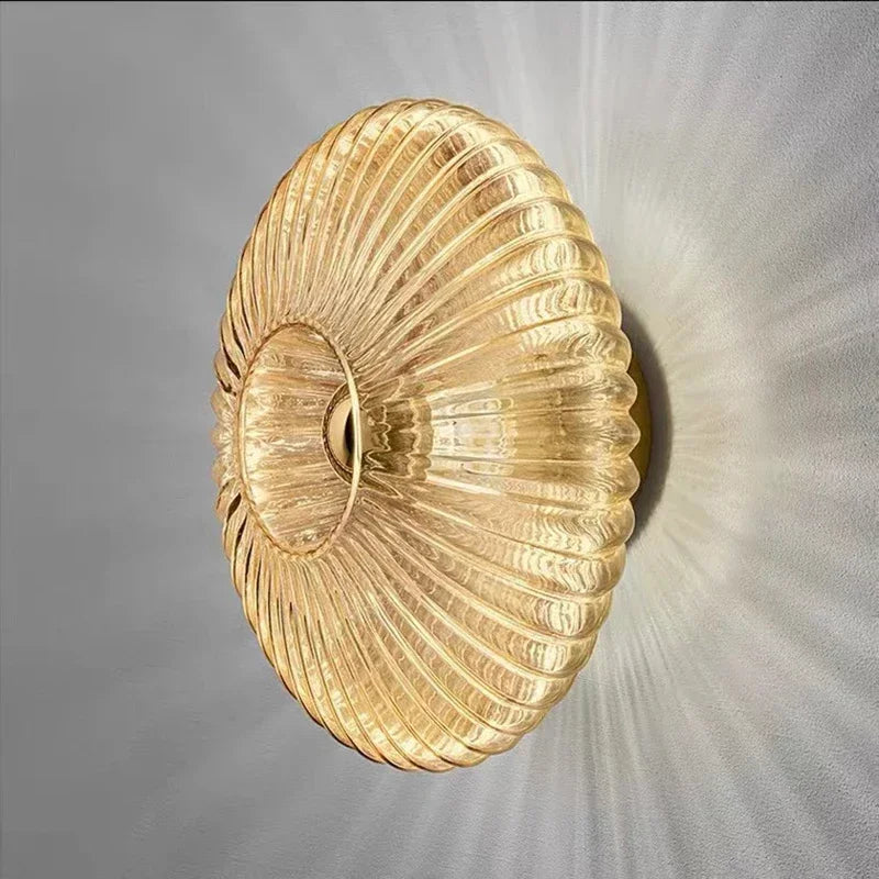 LZINA™ | Modern Glass Wall Light for a Sleek, Ambient Glow
