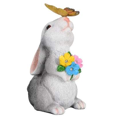 LZINA™ | Butterfly and Flower Hare Garden Light