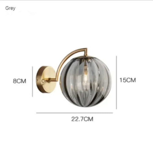BowLift Colorful Glass Modern Wall Lamp – Vibrant Glass Accent Lighting for Home Decor