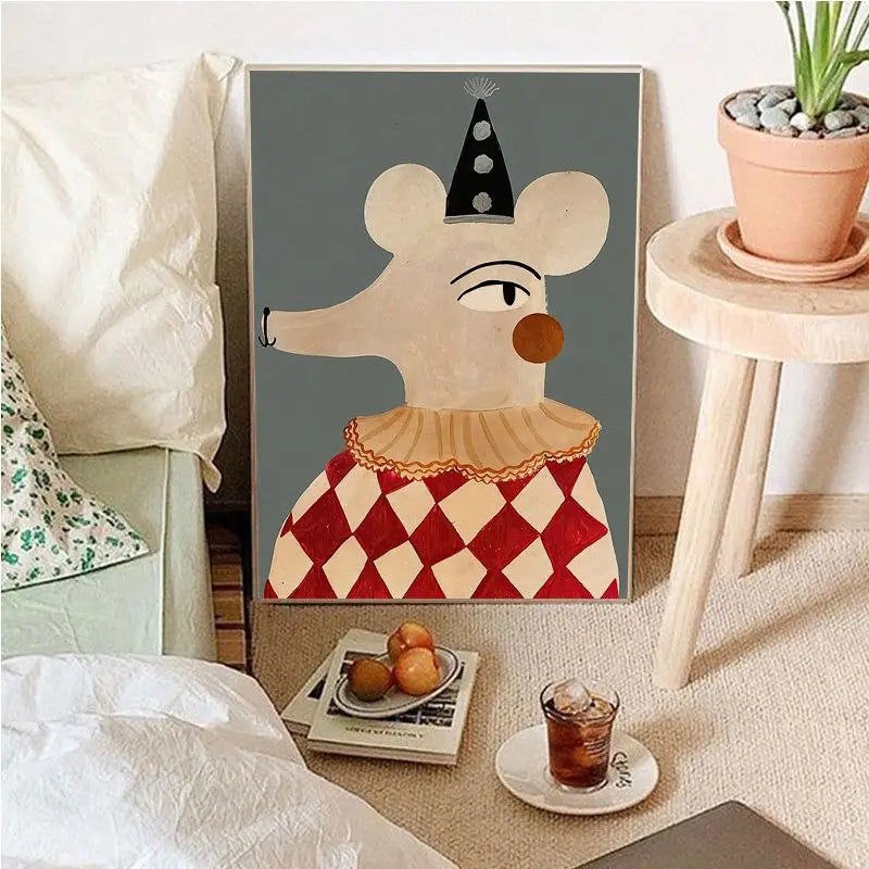 LZINA™ | Vintage Cartoon Canvas Art