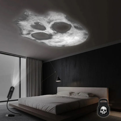 LZINA™ | Skull Projection Night Light with USB Power