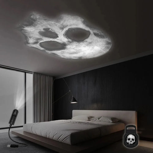 LZINA™ | Skull Projection Night Light with USB Power