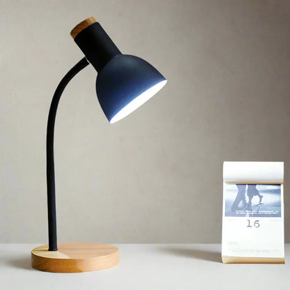 BowLift Moxie Nordic LED Desk Lamp — Autumn & Winter Lighting, Creative Wood & Iron Art