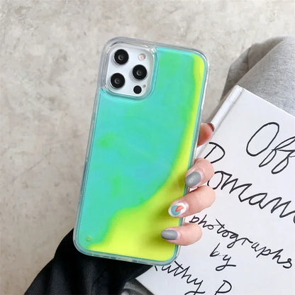 LZINA™ | Luminous Quicksand iPhone Case