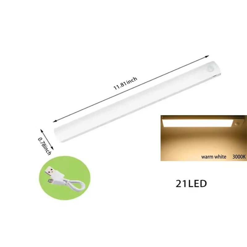 LZINA™ | Smart Sensor LED Night Light - Motion-Activated, Dimmable & Rechargeable